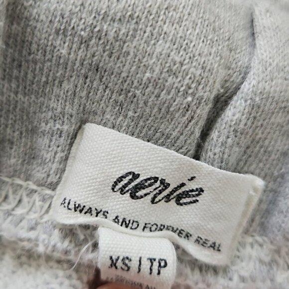 Aerie Seams Right Barrel Leg Sweatpant in Grey Size XS - Picture 3 of 5